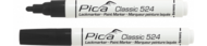 PICA MARQUEUR PEINTURE LAQUEE NOIR pointe 2-4mm