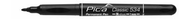 PICA FEUTRE MEDIUM OHP PERMANENT 1MM NOIR AU DETAIL