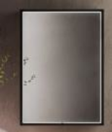 MIROIR LUMINEUX LED PULSE BLACK 70X120 CM