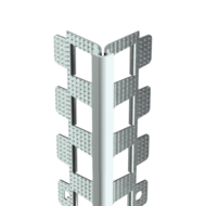 Baguette jonc PVC blanc stop enduit extérieur acier galva 3ML 10mm UNITE