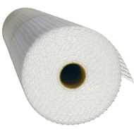 Treillis en fibre de verre blanc - 10mm x 10mm - RLX 0,33M x 50ML