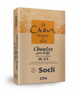 CHAULYS GRIS BEIGE - 25KG CHAUX HYDRAULIQUE NATURELLE SAC DE 25 KG