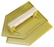 TALOCHE ABS 27x18CM POINTUE JAUNE TALOCHES ABS JAUNES