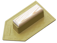 TALOCHE ABS 14x8CM POINTUE JAUNE TALOCHES ABS JAUNES