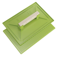 TALOCHE ABS VERTE 34x23CM RECTANGLE TALOCHES ABS VERTES