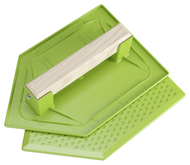 TALOCHE ABS VERTE 27x18CM POINTUE TALOCHES ABS VERTES