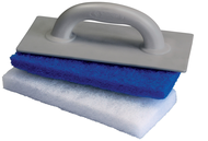 PLATOIR + 2 TAMPONS ABRASIFS 28X14X2,5CM TALOCHES ABRASIVES