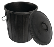 POUBELLE PRO DE CHANTIER 75 LITRES ALLEG POUBELLES CAOUTCHOUC