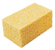 EPONGE SYNTHETIQUE JAUNE 15X10X8CM EPONGES