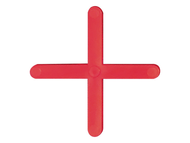 CROISILLONS ROUGES A FAIENCE 3MM (SAC DE OUTILS DE CARRELEURS + DISQUES