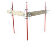 COULISSEAU D'ANGLE POUR PIQUET D'IMPLANT PIQUETS D'IMPLANTATION