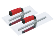 PLATOIR BISEAUTE INOX 35X10 MONTURE ALU PLATOIRS