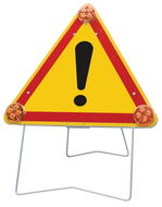 AK14 1000 T1 DANGER TRIFLASH PANNEAUX TEMPORAIRES