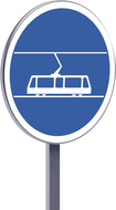 B27B VOIE RESERVEE AUX TRAMWAY