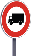 B8-850-Classe 2-Interdit aux transports PANNEAUX PERMANENTS