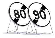 B33 850 C2 FIN DE LIMITATION DE VITESSE PANNEAUX TEMPORAIRES