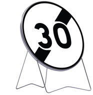 B33 650 C2 FIN DE LIMITATION DE VITESSE PANNEAUX TEMPORAIRES