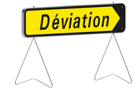 KD22a 1300X300 T1 DEVIATION FLECHE AMOVI PANNEAUX TEMPORAIRES
