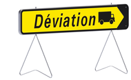 KD22b 1600X300 T1 DEVIATION FLECHE AMOVI PANNEAUX TEMPORAIRES