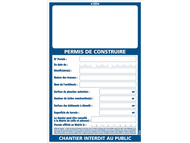 PERMIS DE DEMOLIR 1200X800MM PERMIS DE CONSTRUIRE