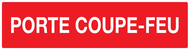 PORTE COUPE-FEU 200x52mm INCENDIE 200X52