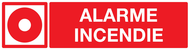ALARME INCENDIE 200x52mm INCENDIE 200X52