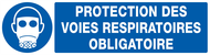 PROTECTION DES VOIES RESPIRATOIRES OBLIG OBLIGATION 200X52