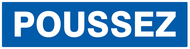 POUSSEZ 200x52mm INFORMATION 200X52