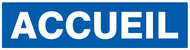 ACCUEIL 200x52mm INFORMATION 200X52