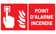 POINT D'ALARME INCENDIE 330x200mm INCENDIE 330X200