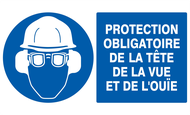 PROTECTION OBLIGATOIRE TETE/VUE/OUIE 330 OBLIGATION 330X200