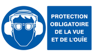 PROTECTION OBLIGATOIRE VUE/OUIE 330x200m OBLIGATION 330X200