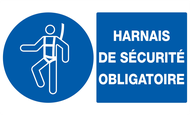 HARNAIS DE SECURITE OBLIGATOIRE 330x200m OBLIGATION 330X200