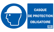 CASQUE DE PROTECTION OBLIGATOIRE 330x200 OBLIGATION 330X200