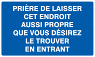 PRIERE DE LAISSER CET ENDROIT AUSSI PROP INFORMATION 330X200