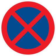 ARRET INTERDIT D.300mm INTERDICTION DIAM, 300