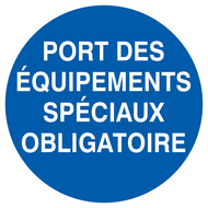 PORT DES EQUIPEMENTS SPECIAUX OBLIGATOIR OBLIGATION DIAM, 300