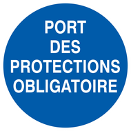 PORT DES PROTECTIONS OBLIGATOIRE D.300mm OBLIGATION DIAM, 300