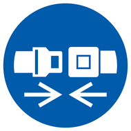 ATTACHER LA CEINTURE DE SECURITE D.300mm OBLIGATION DIAM, 300