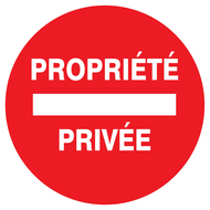 PROPRIETE PRIVEE D.420mm INTERDICTION DIAM, 420