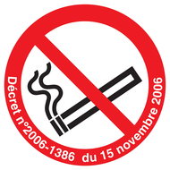 INTERDICTION DE FUMER (DECRET DU 15/11/2 INTERDICTION DIAM,420