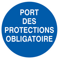 PORT DES PROTECTIONS OBLIGATOIRE D.80mm OBLIGATION DIAM, 80