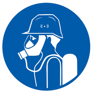 PROTECTION OBLIGATOIRE TETE/VOIES RESPIR OBLIGATION DIAM, 80