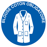 BLOUSE COTON OBLIGATOIRE D.80mm OBLIGATION DIAM, 80