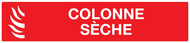 COLONNE SECHE 330x75mm INCENDIE 330X75