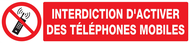 INTERDICTION D'ACTIVER DES TELEPHONES MO INTERDICTION 330X75