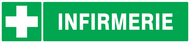 INFIRMERIE 330x75mm SECOURS 330X75