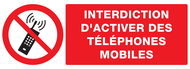 INTERDICTION D'ACTIVER DES TELEPHONES MO INTERDICTION 330X120
