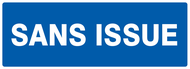 SANS ISSUE 330x120mm INFORMATION 330X120