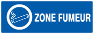 ZONE FUMEUR 330x120mm INFORMATION 330X120